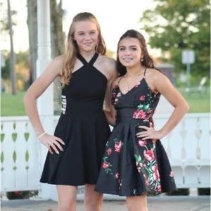 Floral Homecoming Dress